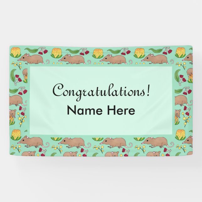 Banderoles Opossum miel (Horizontal)