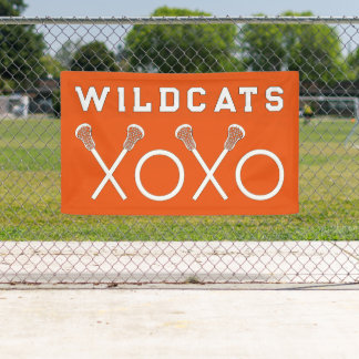 Banderoles Orange Lacrosse Team