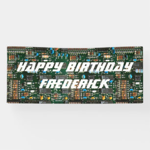 Banderoles Ordinateur Électronique PCB Frederick