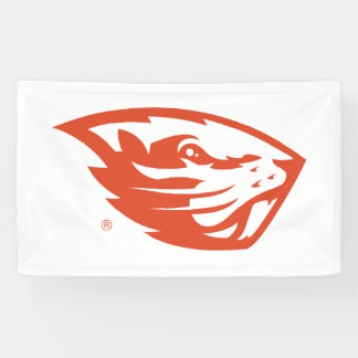 Banderoles Oregon State Beavers | Tête de castor