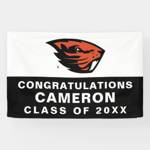 Banderoles Oregon State Beavers   Tête de castor