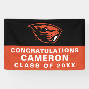Banderoles Oregon State Beavers Tête de castor