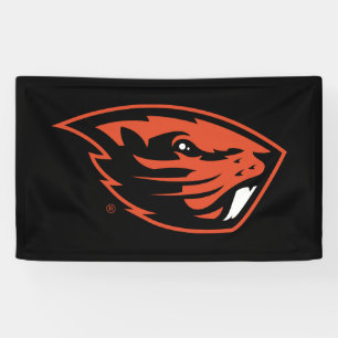 Banderoles Oregon State Beavers   Tête de castor