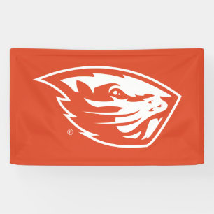 Banderoles Oregon State Beavers   Tête de castor