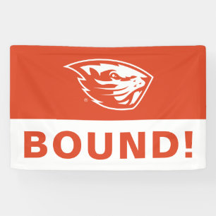 Banderoles Oregon State Beavers Tête de castor
