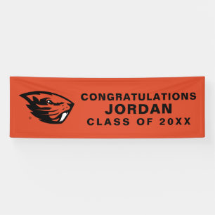 Banderoles Oregon State Beavers Tête de castor