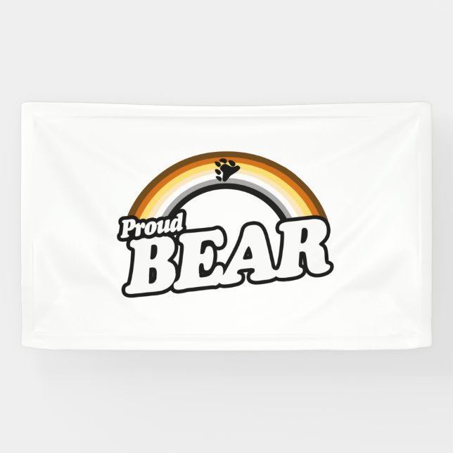 Banderoles Ours et Fier (Horizontal)