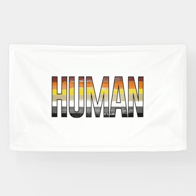 Banderoles Ours Humain (Horizontal)