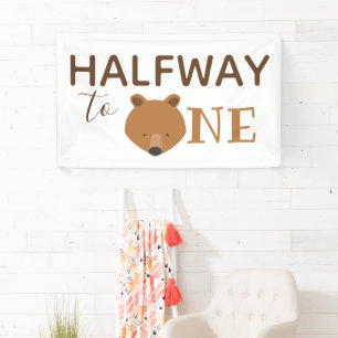 Banderoles Ours mi-chemin à un
