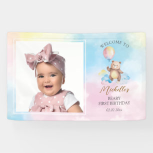 Banderoles Ourson Mignon Oursonnerie Premier Anniversaire Pho