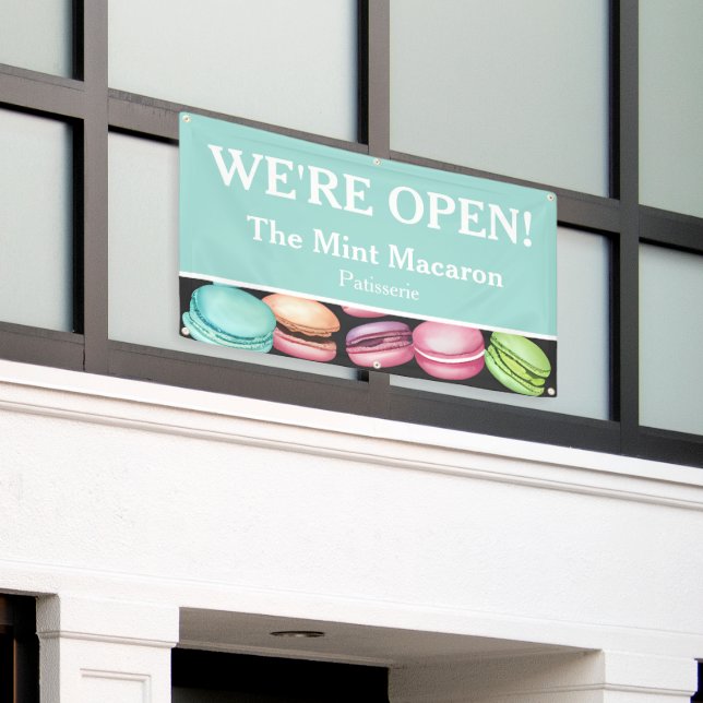 Banderoles Ouverture pour les entreprises | Mint pâtisserie f (Bâtiment extérieur)