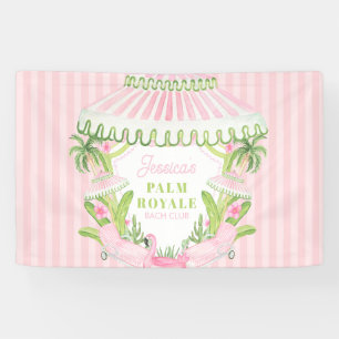 Banderoles Palm Beach Cabana Bach Club   Enterrement de vie d
