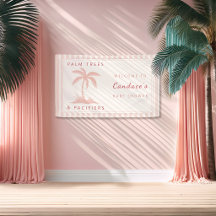 Palmiers | Tétines Bienvenue Baby Shower Côté Plag