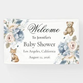 Banderoles Panneau de bienvenue pour Baby Shower sur le thème