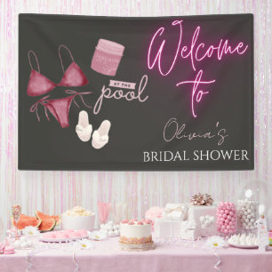Banderoles Panneau de bienvenue pour une fête de mariage au b