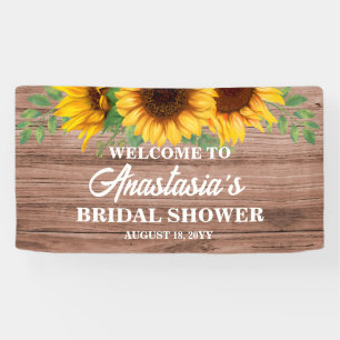 Banderoles Panneau de bienvenue pour une fête prénuptiale au