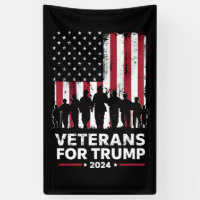 Papa Grand-père vétérans pour Trump 2024 Drapeau a