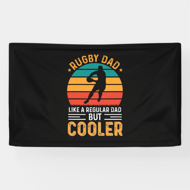 Banderoles Papa Rugby (Horizontal)
