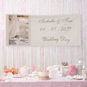 Banderoles Papeterie de mariage élégante pour le bord de mer