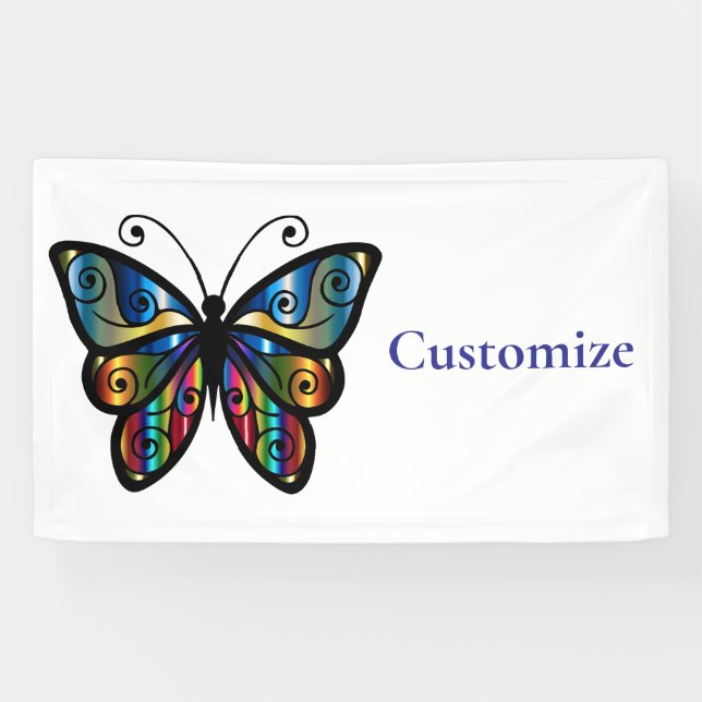 Banderoles Papillon Coloré Thunder_Cove (Horizontal)
