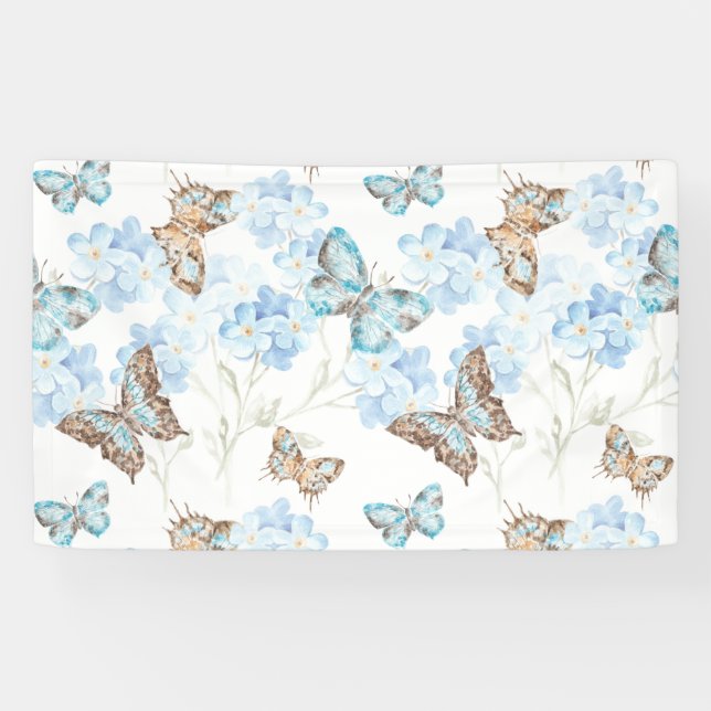 Banderoles Papillon épinglé (Horizontal)