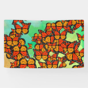 Banderoles Papillons de monarque