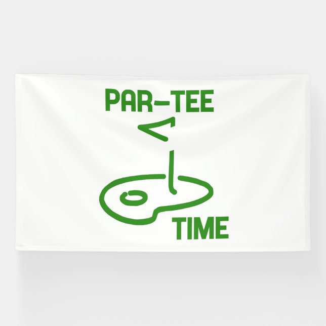 Banderoles Par Tee Time (Horizontal)