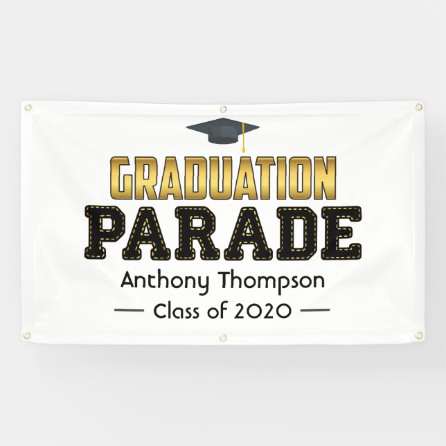 Banderoles Parade Conduite Par Graduation (Horizontal)