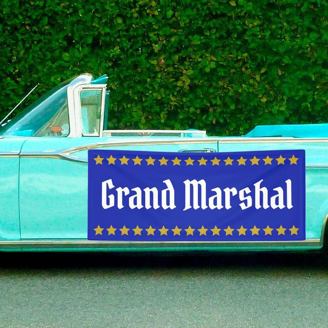 Banderoles Parade Grand Maréchal aux étoiles d'or (Créateur téléchargé)
