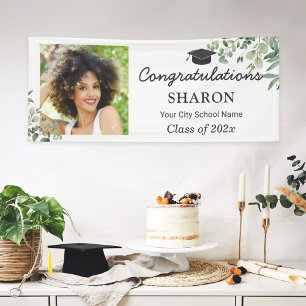 Banderoles Parti de la graduation chic Feuille des Eucalyptus