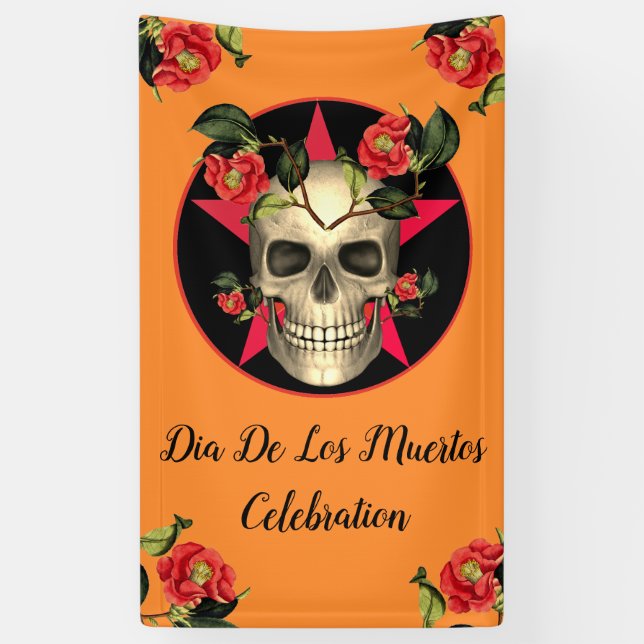 Banderoles Parti Dia De Los Muertos (Vertical)