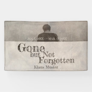 Banderoles Parti, mais pas oublié - Vintage