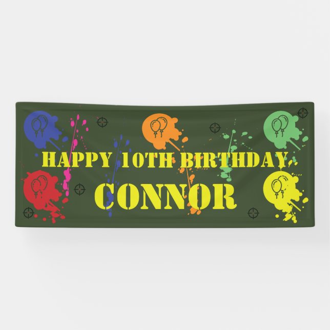 Banderoles Parti Vert de l'Armée de terre (Horizontal)