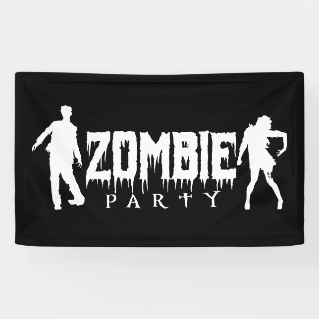 Banderoles Parti Zombie | Halloween (Horizontal)