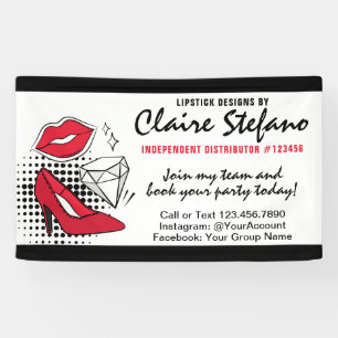 Banderoles Partie/salon commercial de beauté de distributeur