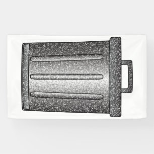 Banderoles Parties scintillant de déchets