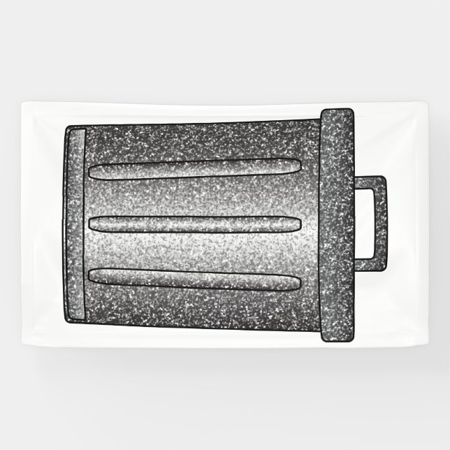 Banderoles Parties scintillant de déchets (Horizontal)