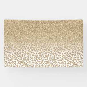 Banderoles Parties scintillant or tendance et dégradé Emprein