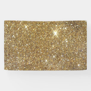 Banderoles Parties scintillantes de luxe d'or - image
