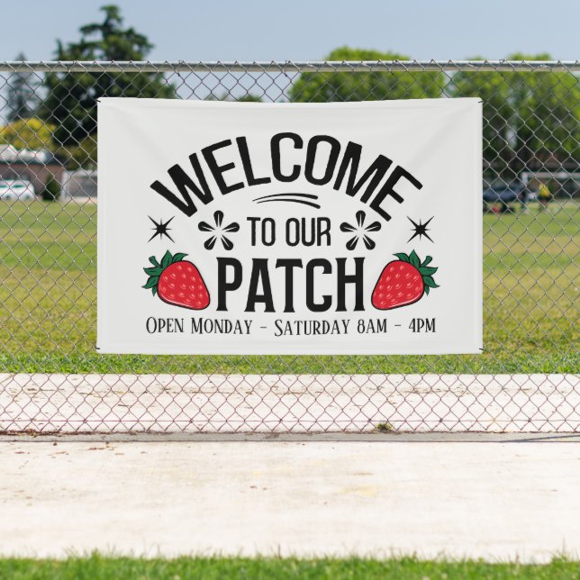 Banderoles Patch fraise ajouter des jours vendeurs (Insitu)
