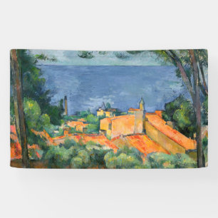 Banderoles Paul Cezanne - L'Estaque aux toits rouges