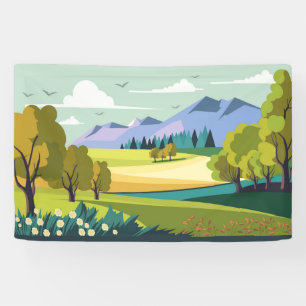 Banderoles Paysage naturel magnifique