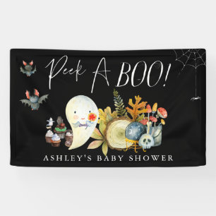 Banderoles Peek-A-Boo  Petit Baby shower d'Halloween fantôme