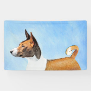 Banderoles Peinture Basenji - Belle Art Original