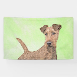 Banderoles Peinture Irlandaise Terrier - Cute Original Chien 