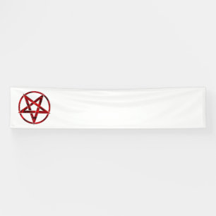 Banderoles Pentagram Red Devil