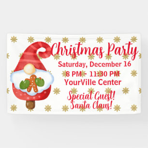 Banderoles Père Noël Gnome