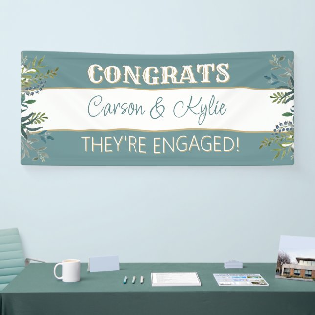 Banderoles Perfect!  Custom engagement Banner (Salon professionnel)