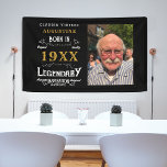 Banderoles Personalized 40th Birthday<br><div class="desc">Make your loved one's 40th birthday celebration even more special with this personalized banner! Perfect for any indoor or outdoor event, this banner features a photo of your choice and any text you wish to include in an elegant, eye-catching font. Whether you use this banner to welcome guests to the...</div>
