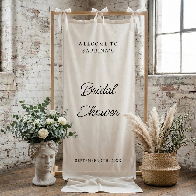 Banderoles Personalized Wedding Welcome Bridal Shower Engaged (Créateur téléchargé)